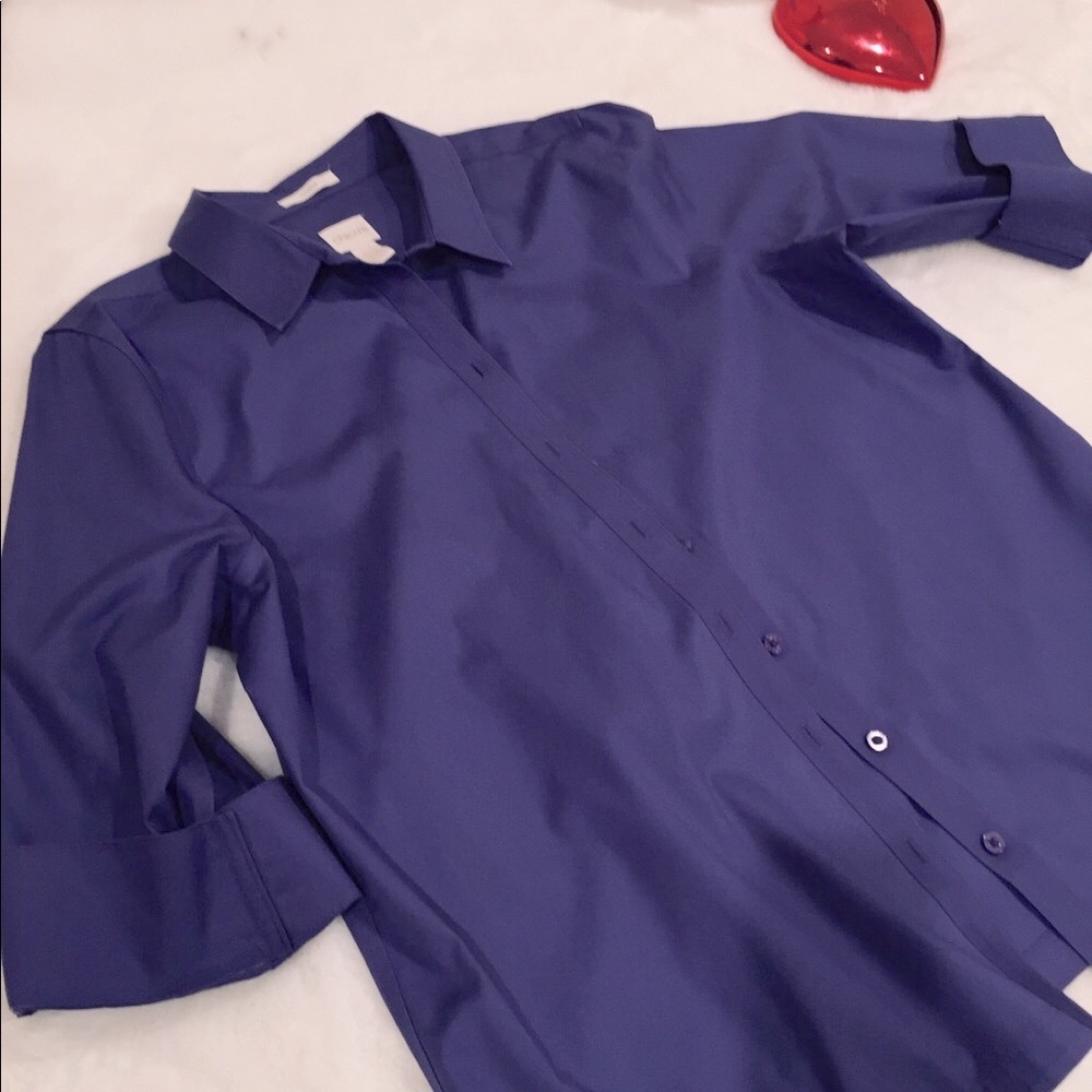 Woman chico navy blue shirt